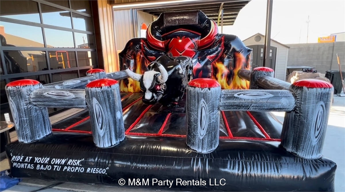 Mechanical Bull - El Flaco Negro - Party Rentals in West Texas ...